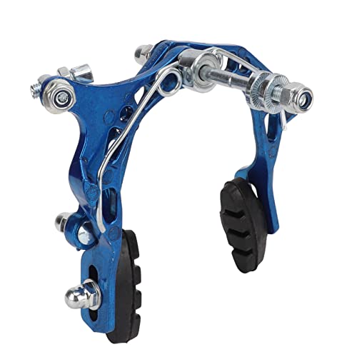 Fdit Mountainbike-Bremssattel aus Aluminiumlegierung, Stabil, Langlebig für Motorräder, Vorderrad-Bremssattel-Set (BLUE) von Fdit