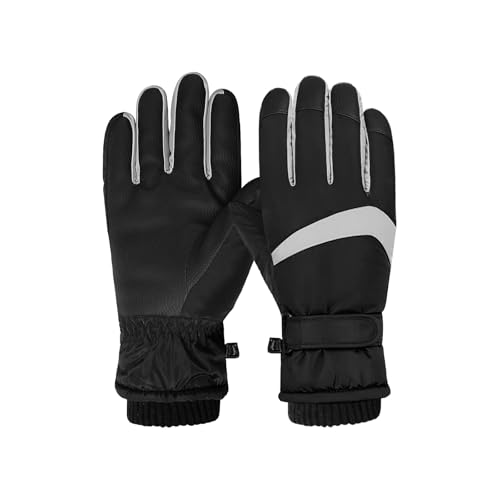 Feelorna Damen Winter Ski Handschuhe, Winddicht Thermische Touchscreen wasserdichte Surface&Fleece gefütterte Winter Warme Handschuhe für Skifahren Radfahren Outdoor Sport Feelorna Damen Winter Ski Handschuhe, Winddicht Thermische Touchscreen wasserdichte Surface&Fleece gefütterte Winter Warme Handschuhe für Skifahren Radfahren Outdoor Sport von Feelorna