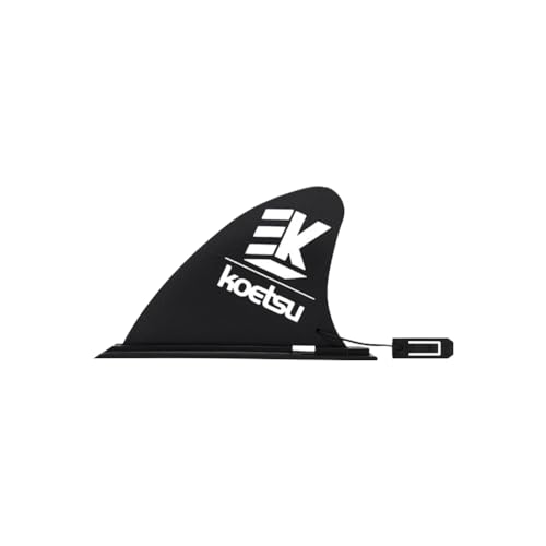 Fehploh Paddle Board Fin Quick Release Longboard Fin Detachable Surfboard Tail Fin Protective Stand Up Board Fin for Paddle Board (4.5 Inches) von Fehploh