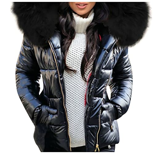 Winterjacke Damen Kolylong Frauen Winter Warm Kurz Parka Jacke Dicker Steppjacke mit Fellkapuze Waschbar Mantel Steppjacke Verdicktes Wintermantel Übergangsjacke Baumwolljacke Outwear Kapuzenjacke Winterjacke Damen Kolylong Frauen Winter Warm Kurz Parka Jacke Dicker Steppjacke mit Fellkapuze Waschbar Mantel Steppjacke Verdicktes Wintermantel Übergangsjacke Baumwolljacke Outwear Kapuzenjacke von Feibeauty