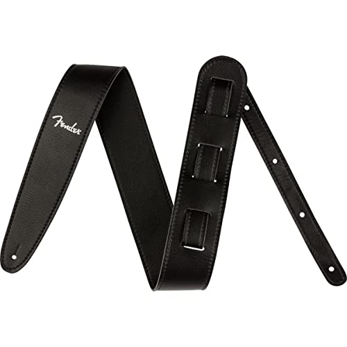 Fender® »VEGAN LEATHER STRAP« Leder Gitarrengurt - 6.3cm Breite - Farbe: Black von Fender