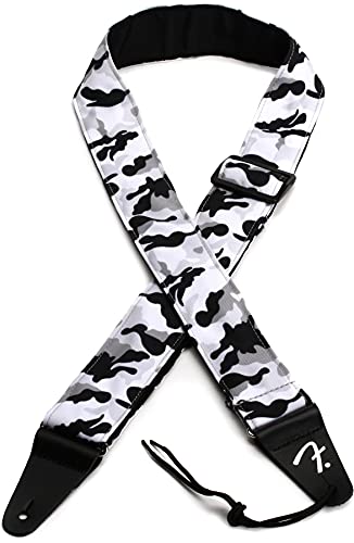 Fender Gitarrengurt, Camo Strap 2, Tarnmuster, 5 cm Breit, Winter Camo Fender Gitarrengurt, Camo Strap 2, Tarnmuster, 5 cm Breit, Winter Camo von Fender