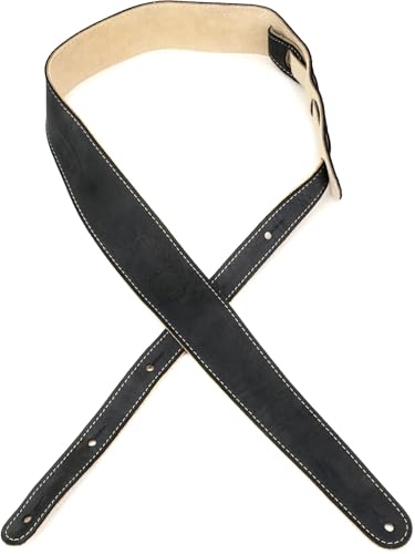 Fender »ROAD WORN LEATHER GUITAR STRAP« Gurt für Gitarre | Leder | Breite: 5cm | Finish: Schwarz, 0990660006, 129 cm von Fender