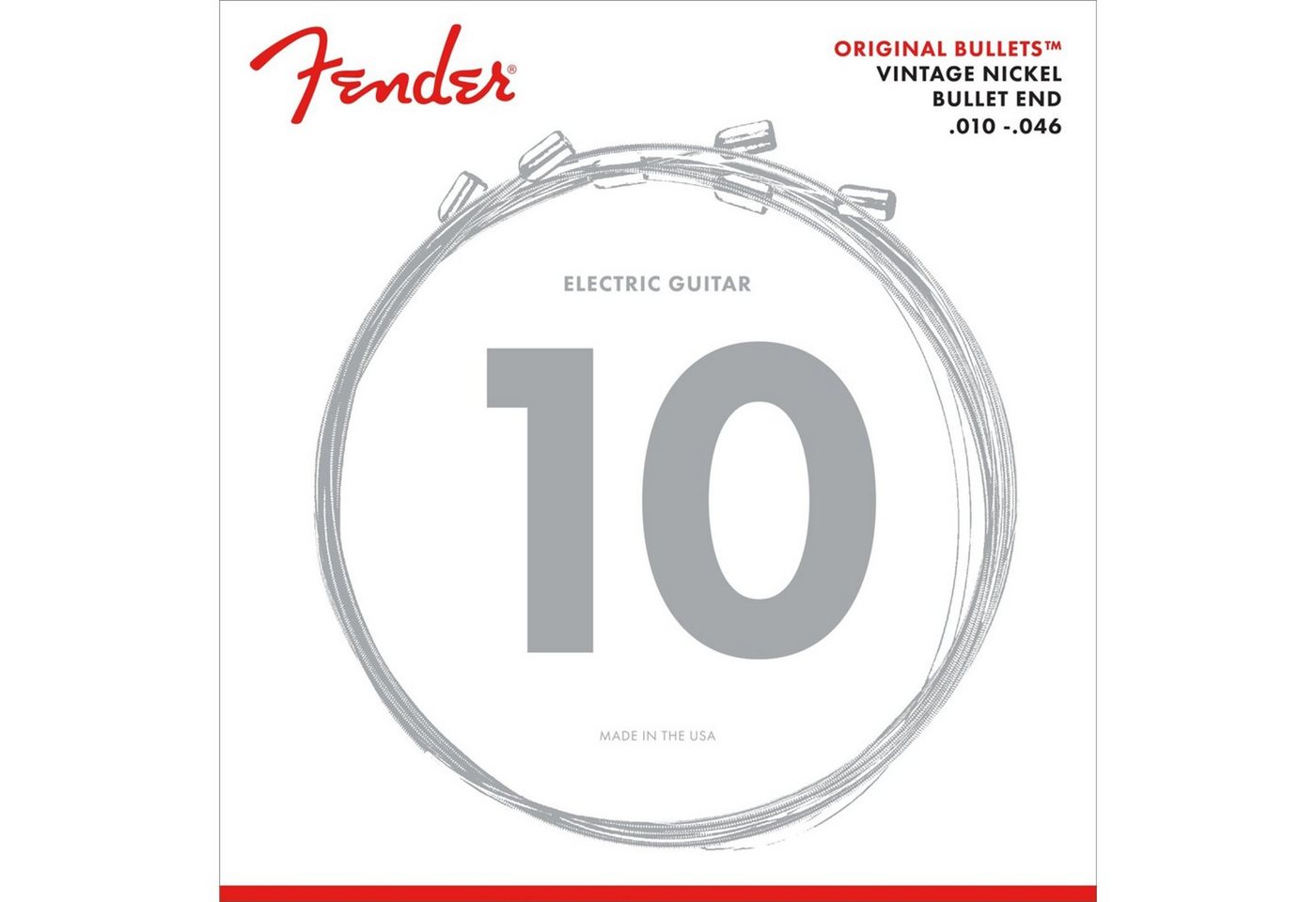 Fender Saiten, E- Saiten O.Bullet 3150R 10-46 Pure Nickel - E-Gitarrensaiten Fender Saiten, E- Saiten O.Bullet 3150R 10-46 Pure Nickel - E-Gitarrensaiten von Fender