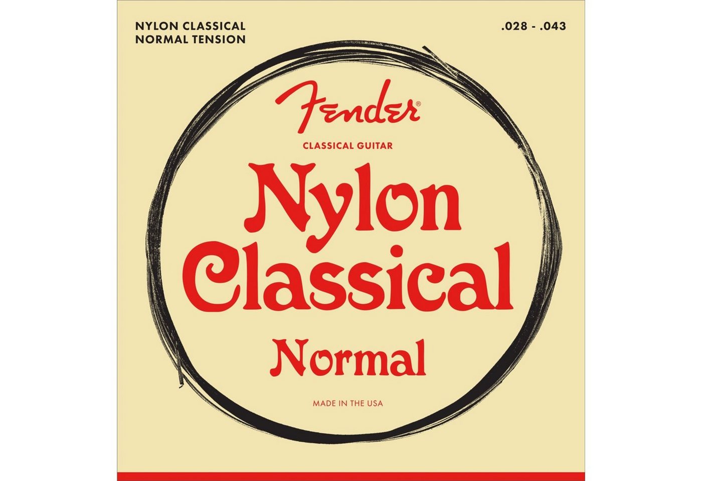 Fender Saiten, Nylon Saiten 100 Clear, Tie End - Konzertgitarrensaiten Fender Saiten, Nylon Saiten 100 Clear, Tie End - Konzertgitarrensaiten von Fender