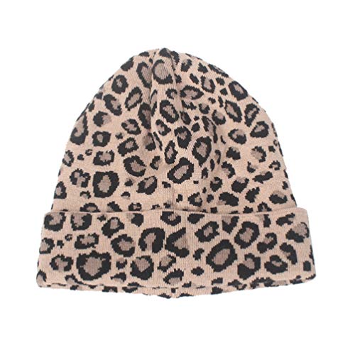 Fenical Frau Strickmütze Mütze Tier Leopard Uhr Mütze Winter Warme Mütze Fenical Frau Strickmütze Mütze Tier Leopard Uhr Mütze Winter Warme Mütze von Fenical