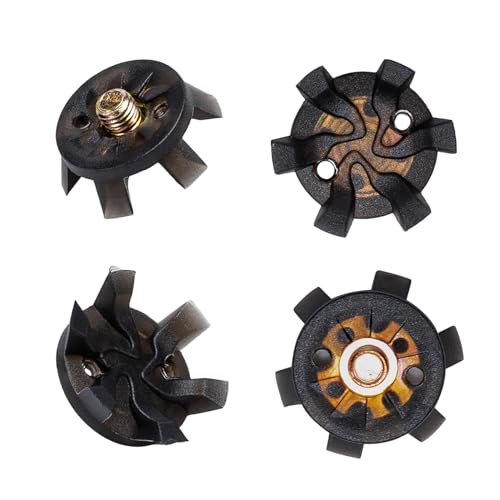 FENLERN Golfschuh-Spikes, Metallgewinde, Schraube, 6 mm Durchmesser, dunkel FENLERN Golfschuh-Spikes, Metallgewinde, Schraube, 6 mm Durchmesser, dunkel von Fenlern