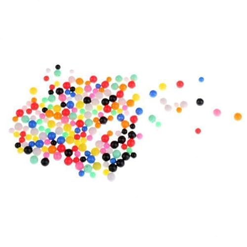 Fenteer 2x200 Stück Mehrfarbige Angelperlen, Perlen, Angelzubehör, 6 Mm, 8 Mm, Mehrfarbig, 2 STK von Fenteer