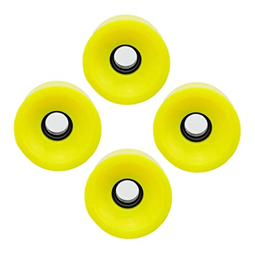 Fenteer 4Pieces Longboard Rollen Set 70x51mm Skate Board PU Roller 78A Wheel, Gelb Fenteer 4Pieces Longboard Rollen Set 70x51mm Skate Board PU Roller 78A Wheel, Gelb von Fenteer
