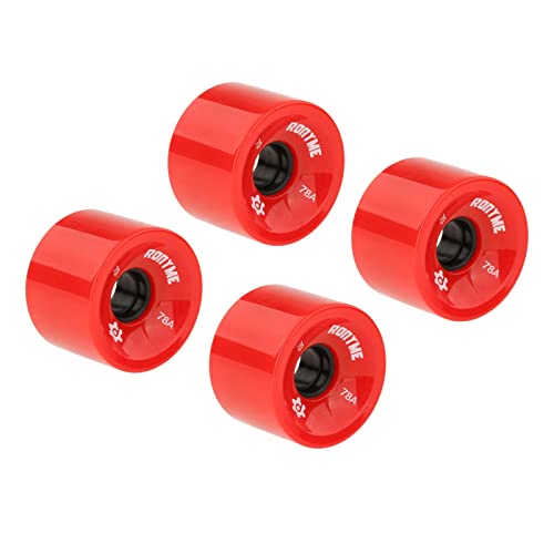 Fenteer 4X 78A Skateboard Rollen Ersatz 70X51mm Longboard, rot Fenteer 4X 78A Skateboard Rollen Ersatz 70X51mm Longboard, rot von Fenteer