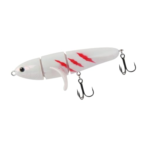 Fenteer Angelköder Topwater Multi Jointed für Salzwasser Süßwasser Lebensechte Angelzubehör Künstliche Angelköder Hartköder, Style G von Fenteer