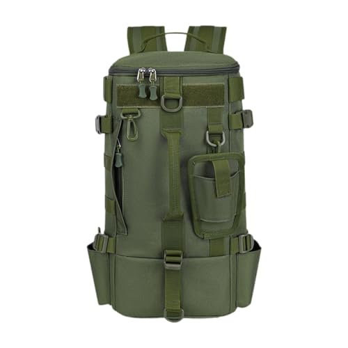 Fenteer Angelrucksack, tragbarer Mehrzweck-Kletterrucksack, große Kapazität, wasserdicht, zum Laufen, Touren, Radfahren, Jagen im Freien, GrÜn von Fenteer