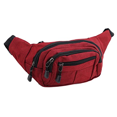 Fenteer Bauchtasche Hüfttasche Brusttasche Lauf Hüfttasche für Wandern Im Freien, Rot von Fenteer