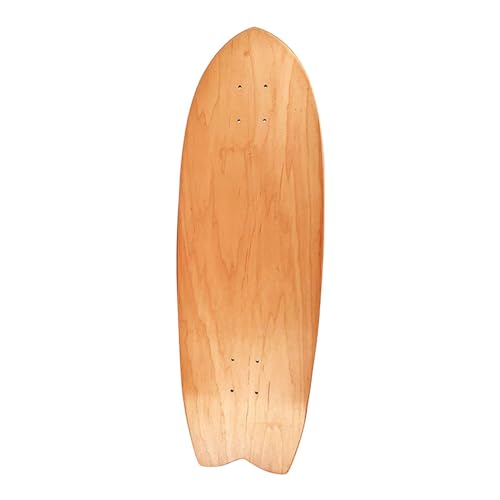 Fenteer Blanko-Skateboard-Deck, Blanko-Longboard-Deck, Holzdeck, Kinder-DIY-Skateboard für Teenager, Kinder, Jungen und Mädchen, 31 Zoll von Fenteer