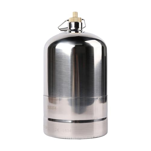 Fenteer Camping-Gastank, Gaskartusche, leer, nachfüllbare Gasflasche, Gas-Kraftstoffkartusche für Outdoor-Angeln, Camping, Grillgas, 1.5 l Fenteer Camping-Gastank, Gaskartusche, leer, nachfüllbare Gasflasche, Gas-Kraftstoffkartusche für Outdoor-Angeln, Camping, Grillgas, 1.5 l von Fenteer