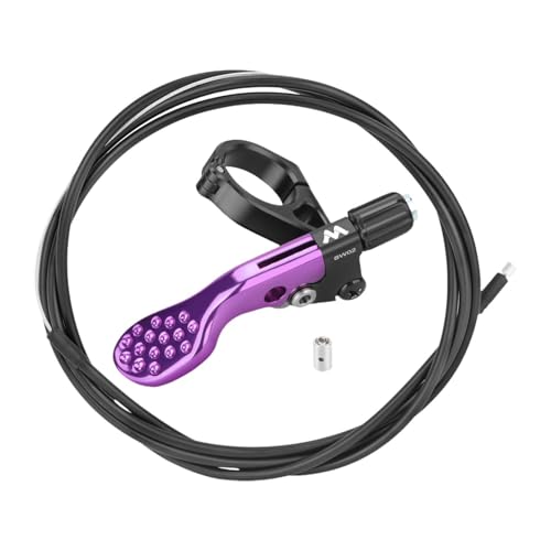 Fenteer Fahrrad Sattelstütze Dropper Fernbedienung Hebel Teile Mechanische Fahrrad Sattelstütze Werkzeuge Shifter mit für Rennräder Outdoor, Lila Fenteer Fahrrad Sattelstütze Dropper Fernbedienung Hebel Teile Mechanische Fahrrad Sattelstütze Werkzeuge Shifter mit für Rennräder Outdoor, Lila von Fenteer