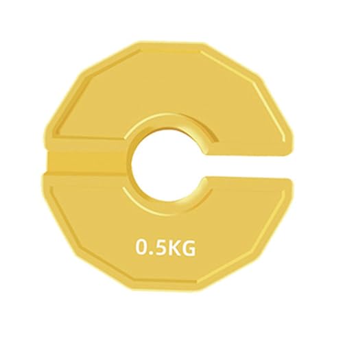 Fenteer Fitnessstudio Micro Plate Gewicht Hebeplatte kompaktes -Wechsel Gewicht Platte Hantelgewichte für Mikrobeladung Fitness-Enthusiasten, Gelb, 0.5 Kg Fenteer Fitnessstudio Micro Plate Gewicht Hebeplatte kompaktes -Wechsel Gewicht Platte Hantelgewichte für Mikrobeladung Fitness-Enthusiasten, Gelb, 0.5 Kg von Fenteer