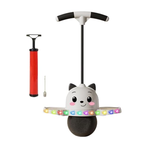 Fenteer Pogo-Ball mit Griff, mit Ballpumpe, Balance-Board für Kinder mit starkem Griff, Pogo-Sprungspielzeug, Übungs-Pogo-Stick für Spielzeug, Weiß Fenteer Pogo-Ball mit Griff, mit Ballpumpe, Balance-Board für Kinder mit starkem Griff, Pogo-Sprungspielzeug, Übungs-Pogo-Stick für Spielzeug, Weiß von Fenteer