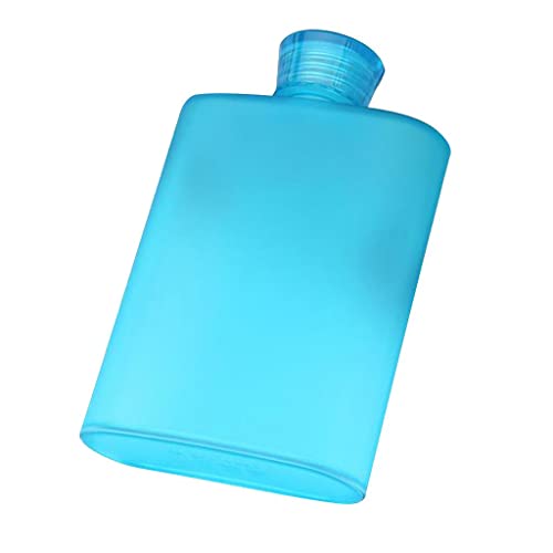 Fenteer Portable Flache Trinkflasche/Wasserflasche für Reise - 400ml - Blau Fenteer Portable Flache Trinkflasche/Wasserflasche für Reise - 400ml - Blau von Fenteer