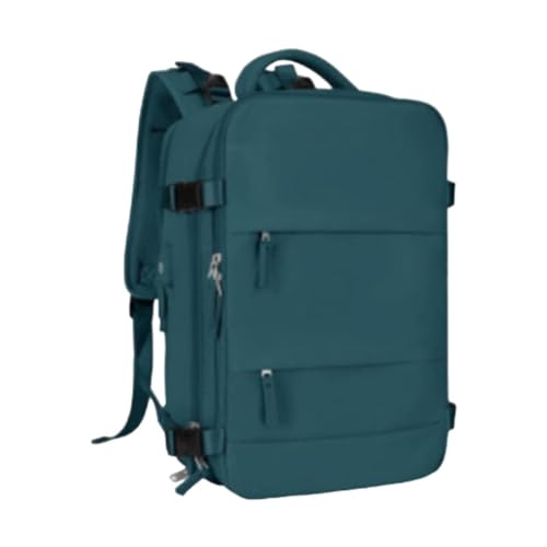 Fenteer Reiserucksack für Erwachsene, Damen und Herren, Rucksack für Flugzeug, Weekender, Rucksackreisen, dunkelgrün von Fenteer