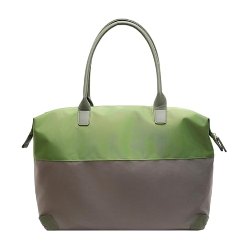 Fenteer Reisetasche, große Kapazität, Sporttasche für Outdoor, Arbeit, Einkaufen, Damen, Strand, GrÜn von Fenteer