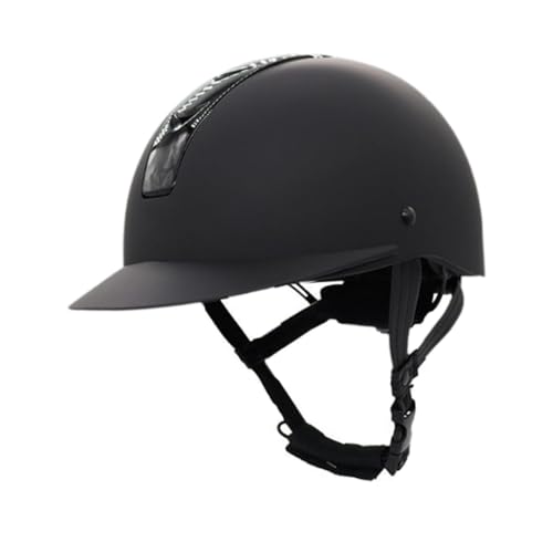 Fenteer Reithelm, Reitmütze, Fahrradhelm, bequem, leicht, praktisch, modisch, Reithelm, Pferdeausrüstung, M schwarz Fenteer Reithelm, Reitmütze, Fahrradhelm, bequem, leicht, praktisch, modisch, Reithelm, Pferdeausrüstung, M schwarz von Fenteer