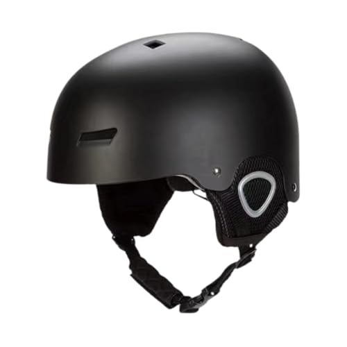 Fenteer Skihelm Snowboardhelm Schlagfestigkeit Bessere Dämpfung Snowboardhelm Sporthelm für Radfahren Wintersport, Black M von Fenteer