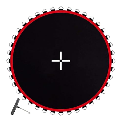 Fenteer Trampolinersatzmatte mit Metall Ösen Stoßdämpfer im Freien im Freien Trampolin -Sprungmatte Trampolin Sprungtuch, Rot 56 Schnalle Fenteer Trampolinersatzmatte mit Metall Ösen Stoßdämpfer im Freien im Freien Trampolin -Sprungmatte Trampolin Sprungtuch, Rot 56 Schnalle von Fenteer