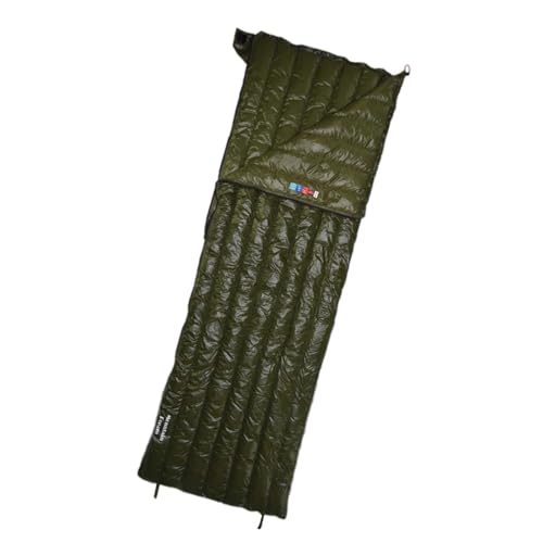 Fenteer Umschlagschlafsack Einzelschlafsack Leichtes Zubehör Wasserdichter kompakter Daunenschlafsack für den Außenbereich für den Notfall von Fenteer