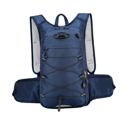 Fenteer Wanderrucksack, große Kapazität, dekorative Umhängetasche, Outdoor-Sporttasche, Tagesrucksack für Damen, Business-Rucksack für Herren, Marine von Fenteer