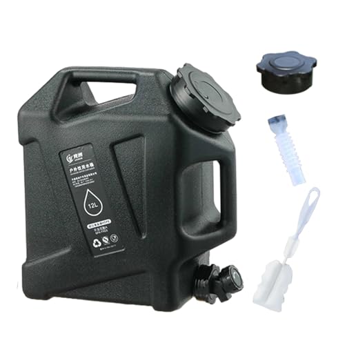 Fenteer Wasserbehälter, Wassereimer mit Zapfhahn, Wasserkanister, Wasserfass, Wasserkrug mit großem Fassungsvermögen, Wasserträger zum Händewaschen, Grillen, Schwarz Fenteer Wasserbehälter, Wassereimer mit Zapfhahn, Wasserkanister, Wasserfass, Wasserkrug mit großem Fassungsvermögen, Wasserträger zum Händewaschen, Grillen, Schwarz von Fenteer