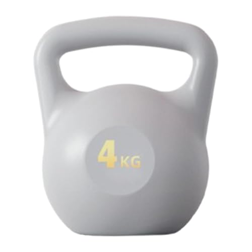 Fenteer mit Wasser gefüllte Kettlebell-Übung, Kettlebell-Training, rutschfest, für, Fitness, Kettlebell, Krafttraining für Kniebeugen, Heim-Fitnessstudio, Grau 4kg von Fenteer