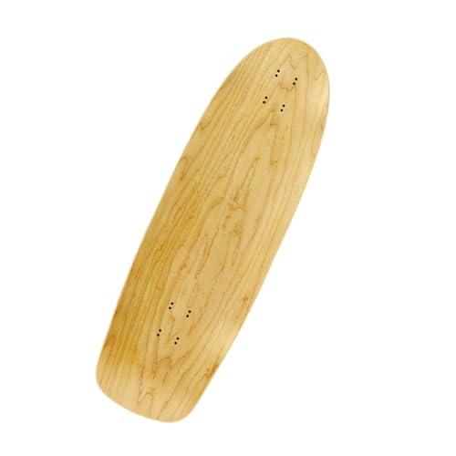 Leeres Skateboard-Deck, hölzernes Longboard-Deck, konkaves Board, 7-lagige Ahornkonstruktion für Anfänger und Kinder, Kunstmalerei im Freien von Fenteer