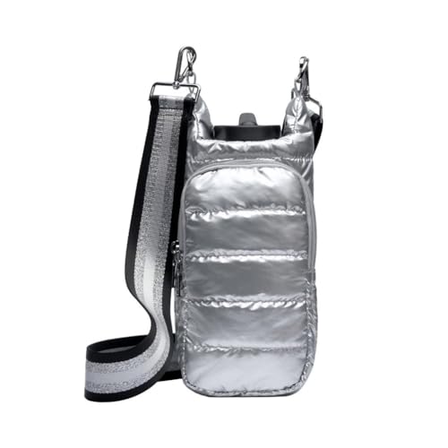 Feriany Wasserflaschen-Abdeckung, Umhängetasche für Wasserflaschen, Tasche mit Riemen und für Frauen, Wandern, Camping von Feriany