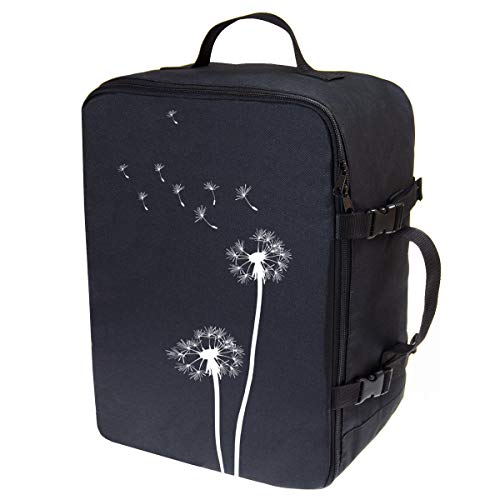 Ferocity Handgepäck für Ryanair Multifunktions Rucksack gepolstert Flugzeugtasche Handtasche Reisetasche gepolstert Koffer für Flugzeug Größe 40x25x20cm Löwenzahn [102] von Ferocity