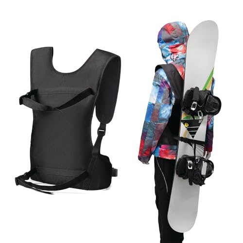 Ferocity Snowboardtasche Snowboard Rucksack Weste für Ausrüstung für Erwachsene Gepolsterte Halterung mit verstellbaren Schultergurten und Klettverschlüsse für Winter Sport [053] von Ferocity