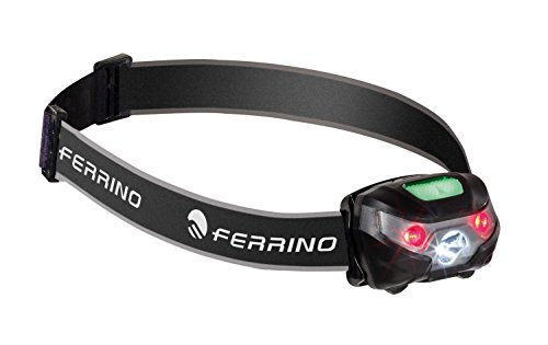 Ferrino Blitz Stirnlampe, Schwarz, S von Ferrino