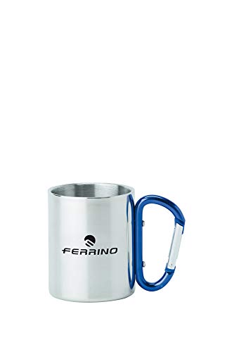 Ferrino Tasse mit Karabinerhaken, grau, 32,4 x 17,1 x 21 cm, 500 ml Ferrino Tasse mit Karabinerhaken, grau, 32,4 x 17,1 x 21 cm, 500 ml von Ferrino
