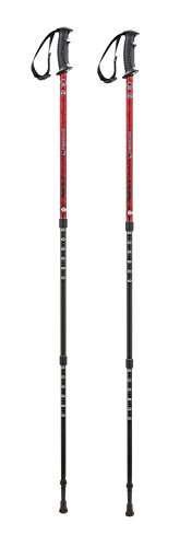 Ferrino GTA Trekkingstöcke rot 60-135 cm Ferrino GTA Trekkingstöcke rot 60-135 cm von Ferrino