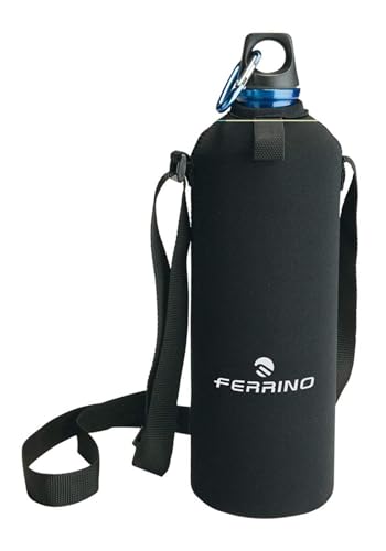 Ferrino Neo Drink Borraccia Rivestita con Tracolla, Nero, 1 litri Ferrino Neo Drink Borraccia Rivestita con Tracolla, Nero, 1 litri von Ferrino