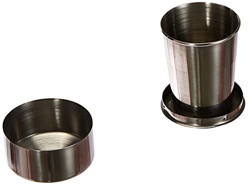Ferrino Stainless Steel Folding Cup Camping und Wandern, Erwachsene, Unisex, 0, Einheitsgröße Ferrino Stainless Steel Folding Cup Camping und Wandern, Erwachsene, Unisex, 0, Einheitsgröße von Ferrino