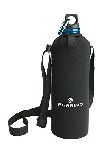 Ferrino Trinkflasche Drink Cover, Unisex, Schwarz, 0.75 von Ferrino