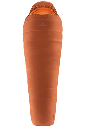 Ferrino Unisex – Erwachsene Lightec Daune Schlafsack, orange, 215 c 80 cm von Ferrino