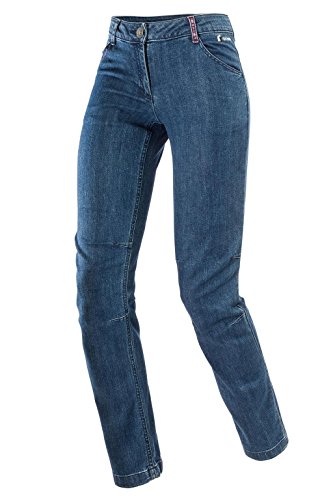 Ferrino Zero1 Pants Woman Tg 46 Denim, Lange Hose für Damen, Blau von Ferrino