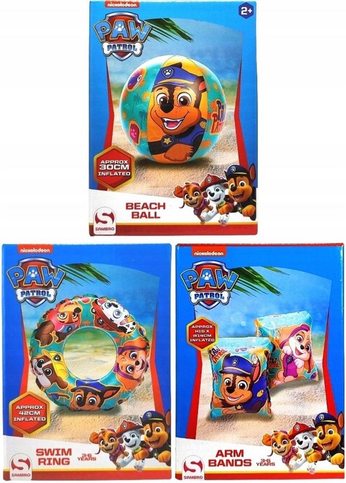 Festivalartikel Badeanzug PAW Patrol Schwimmset: Schwimmring + Armbänder + Ball Festivalartikel Badeanzug PAW Patrol Schwimmset: Schwimmring + Armbänder + Ball von Festivalartikel