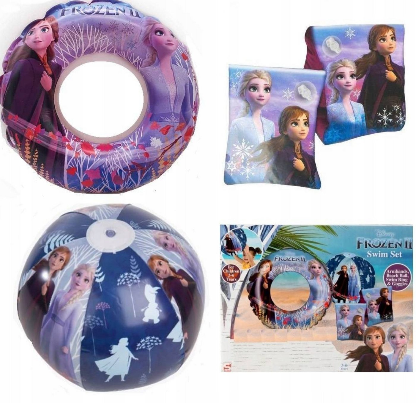 SAMBRO Schwimmring Disney Die Eiskönigin Schwimmset Elsa : Ärmel, Ring, Ball - 3-in-1 Set SAMBRO Schwimmring Disney Die Eiskönigin Schwimmset Elsa : Ärmel, Ring, Ball - 3-in-1 Set von SAMBRO