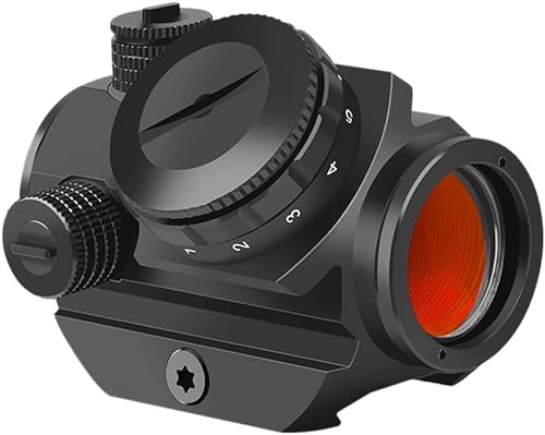 Feyachi RDS-22 Red Dot Visier 1 x 22mm 2 MOA Airsoft Visier Micro Tactical Zielfernrohr Kompaktes Rotpunktvisier für Jagd, Softair und Armbrust von Feyachi