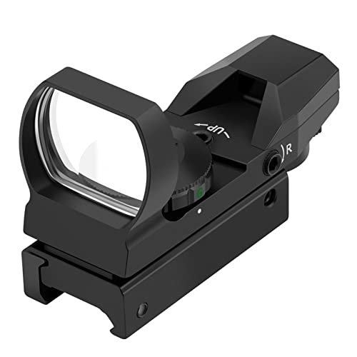 Feyachi RS-29 Red Dot Visier, Rotpunktvisier mit einstellbares taktisch Rot und Grün Fadenkreuz Zielfernrohr für 22mm/20mm Picatinny Schiene von Feyachi