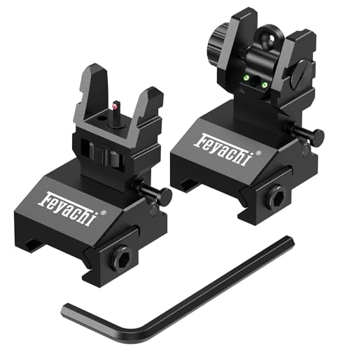Feyachi S37 Flip Up Visiere Klappbare vordere und hintere Eisenseiten BUIS Visiere, Backup-Visierset Airsoft-Zubehör für Picatinny-Schiene auf Feyachi S37 Flip Up Visiere Klappbare vordere und hintere Eisenseiten BUIS Visiere, Backup-Visierset Airsoft-Zubehör für Picatinny-Schiene auf von Feyachi