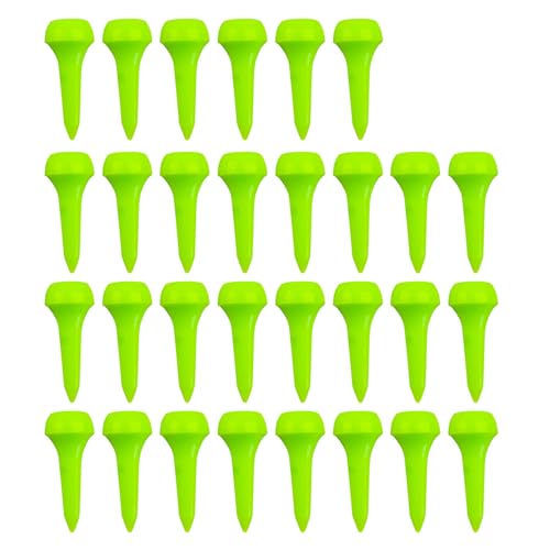 Fhkpsqkcn 30Pcs Unzerbrechliche Weiß Kunststoff Golfplätze Tees Pilz Kopf Golfplätze Tees Bälle Stehen Golfplätze Tranning Zubehör Für Outdoor Golfer von Fhkpsqkcn